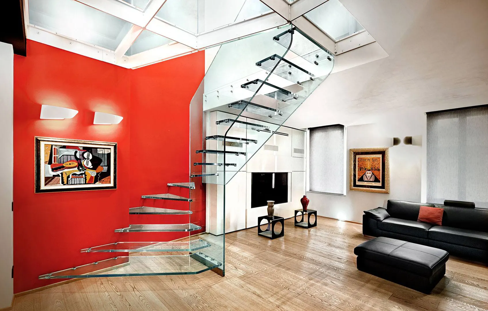 cantilever glass staircases marretti