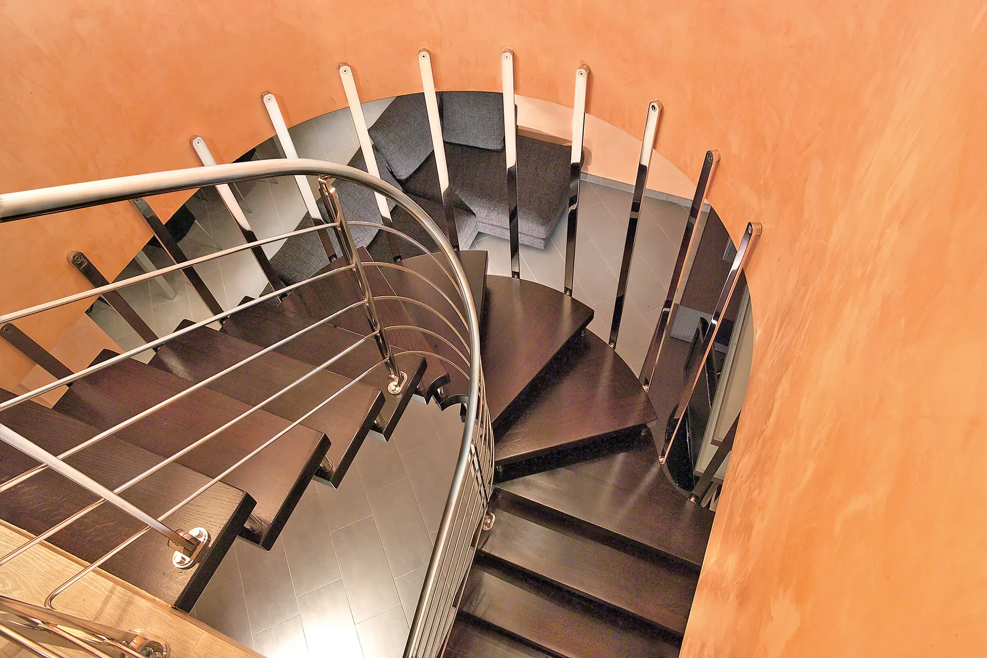 cantilever open wooden staircase marretti14