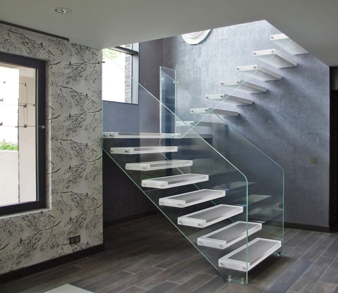 glass stairs wooden steps marretti5 glass stairs wooden steps marretti5