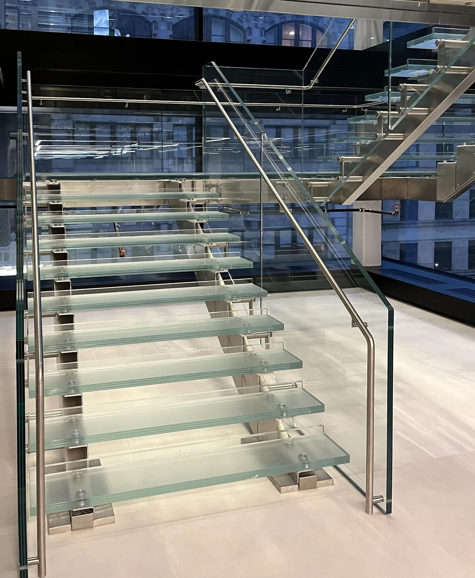 glass steel stairs marretti1