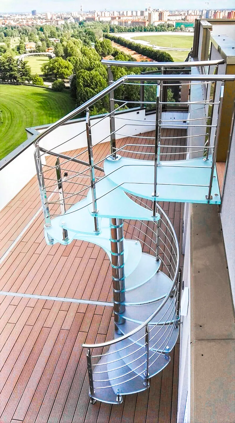 outdoor exterior spiral staircase marretti2
