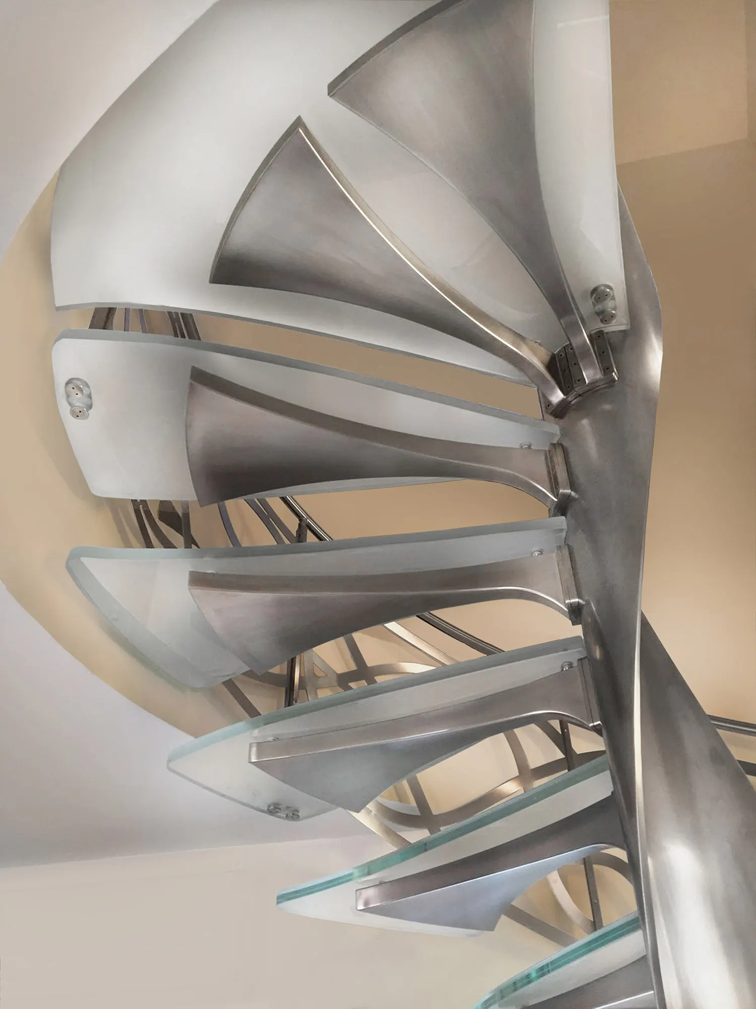 spiral staircases helical structure marretti3d