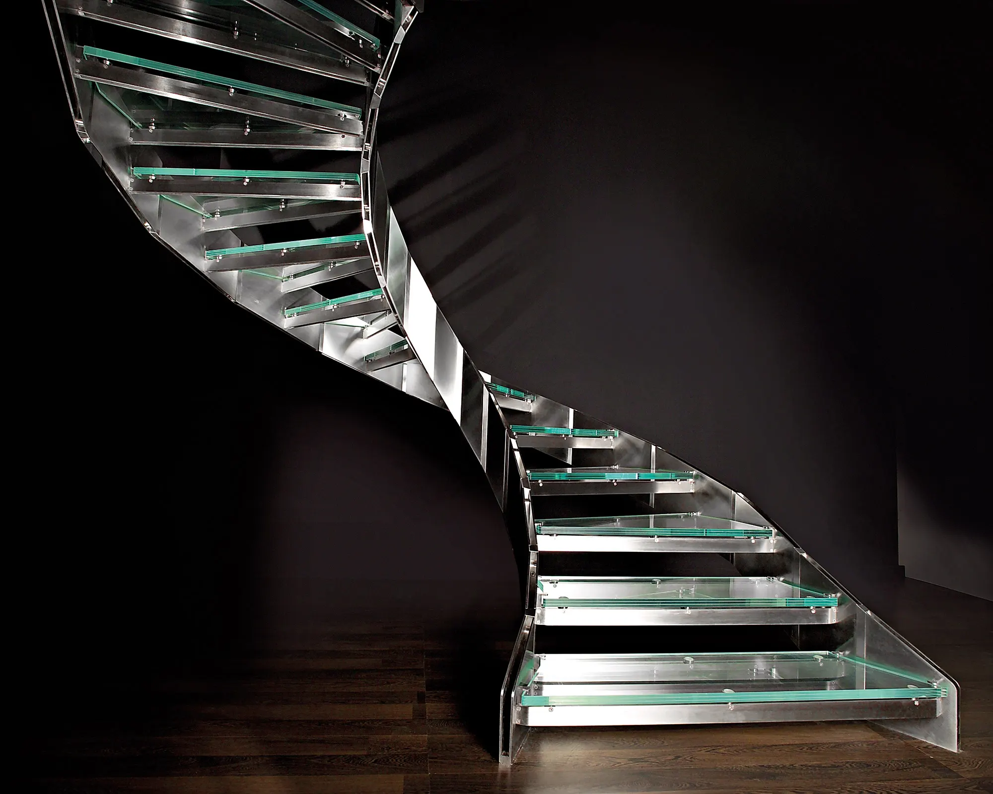 steel modular staircase inox marretti 1