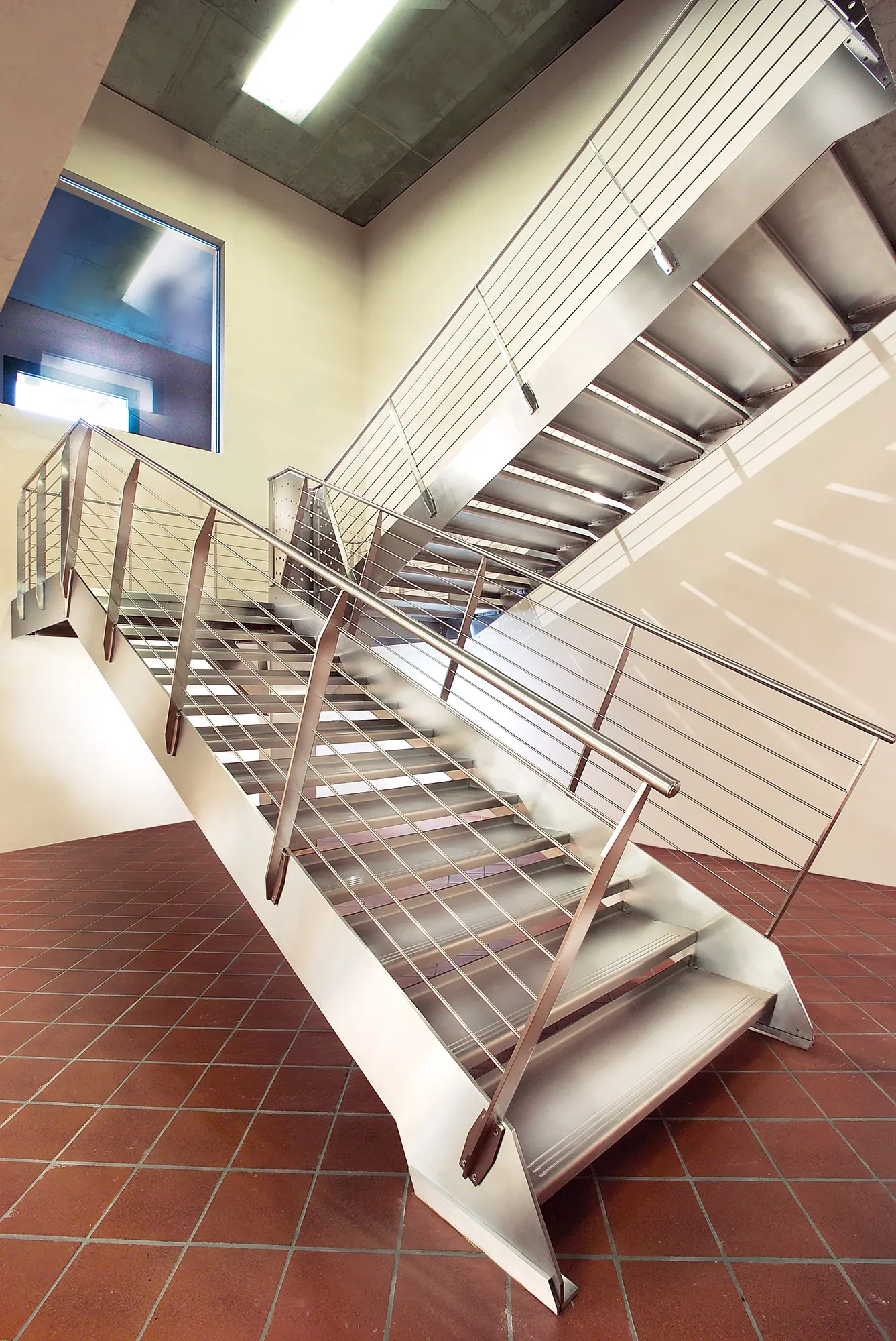 steel staircase marretti
