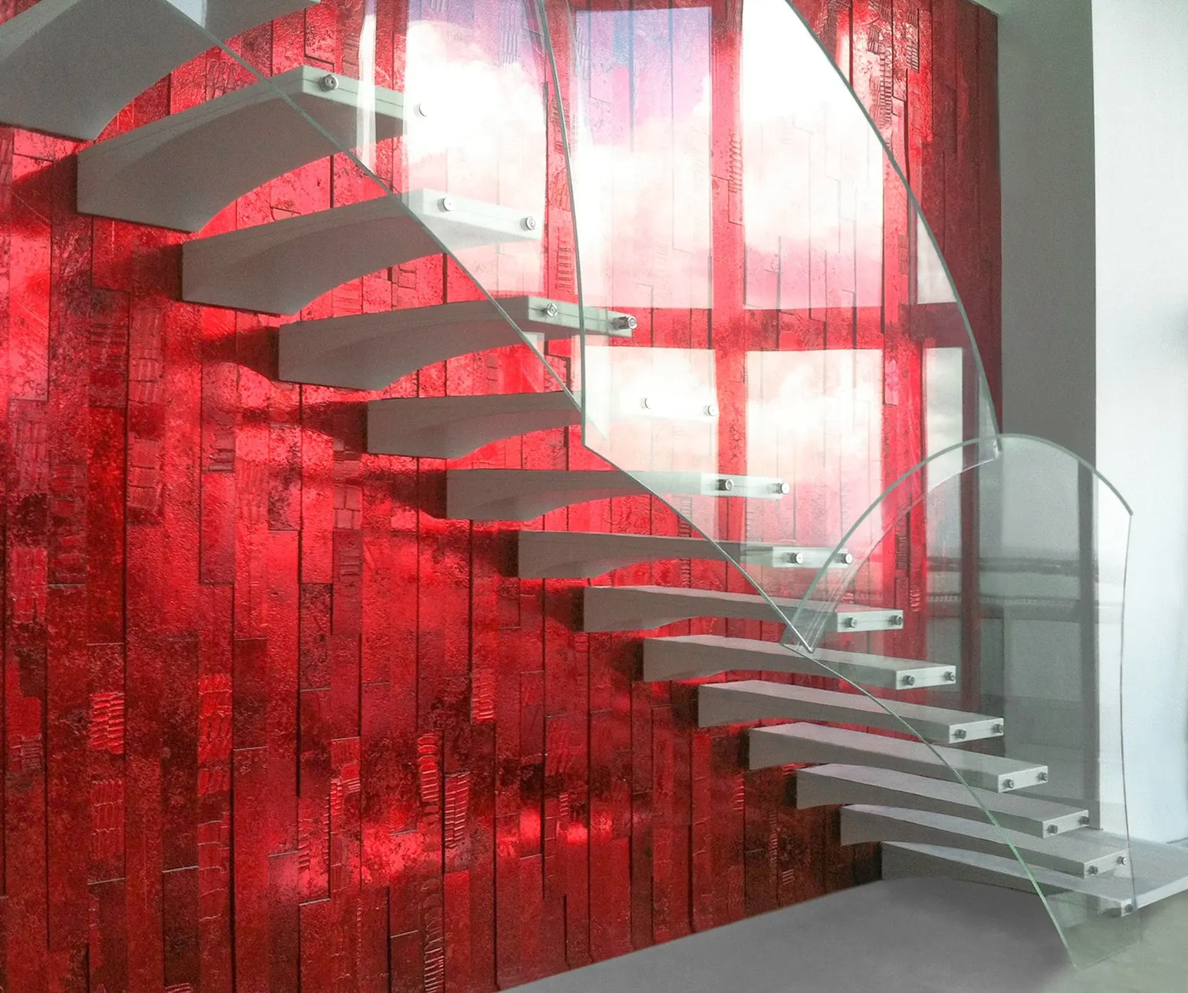 wing shaped wood stairs marretti2 wing shaped wood stairs marretti2