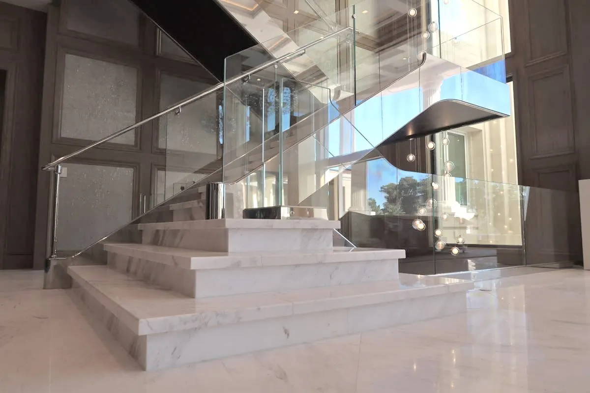 marretti marble stairs