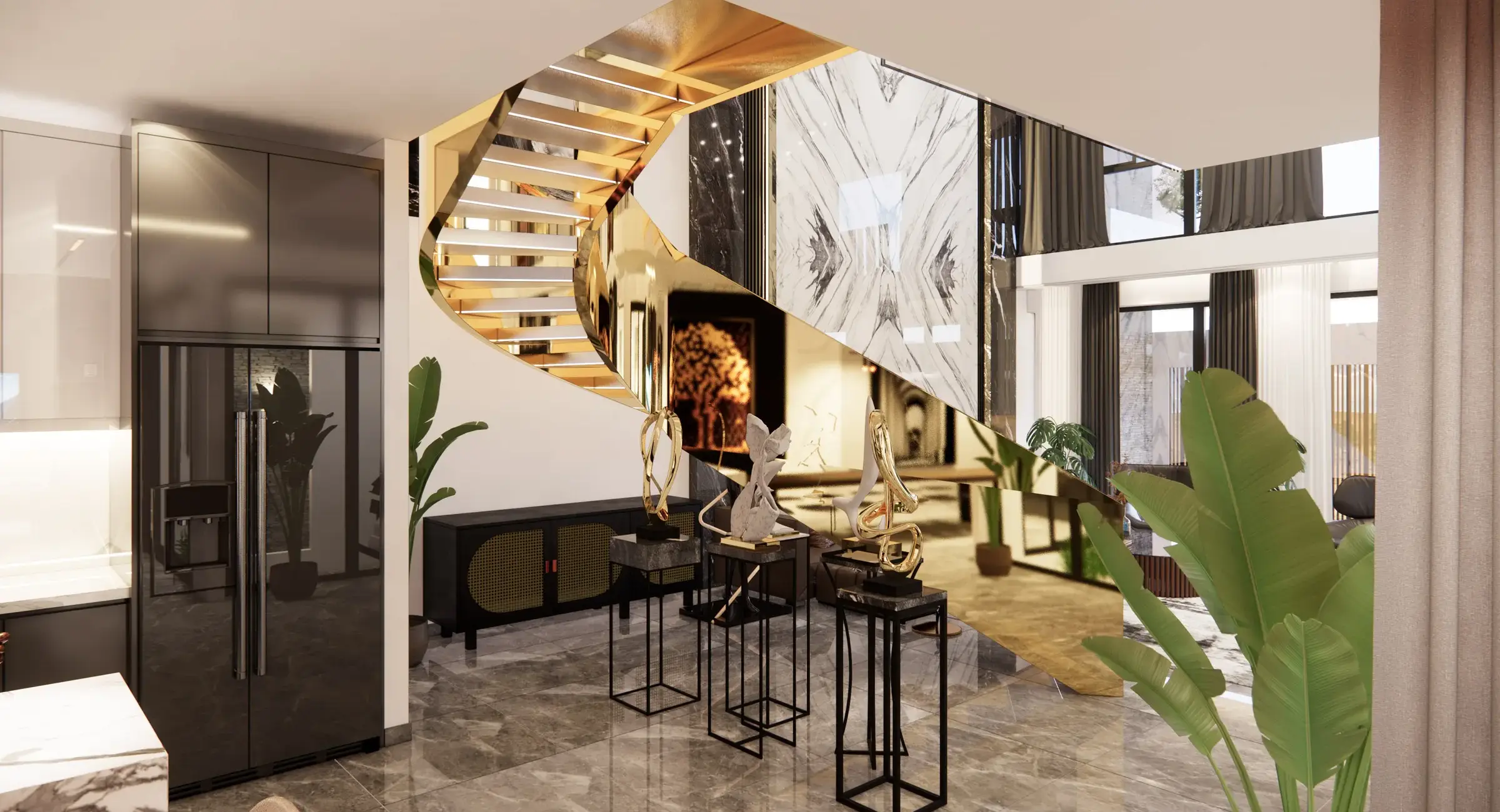 marretti stairs gold stringers marretti stairs gold stringers