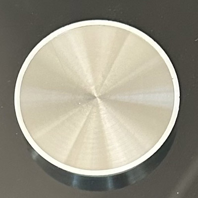 Solid top glass surface, recessed into the glass Solid top glass surface, recessed into the glass