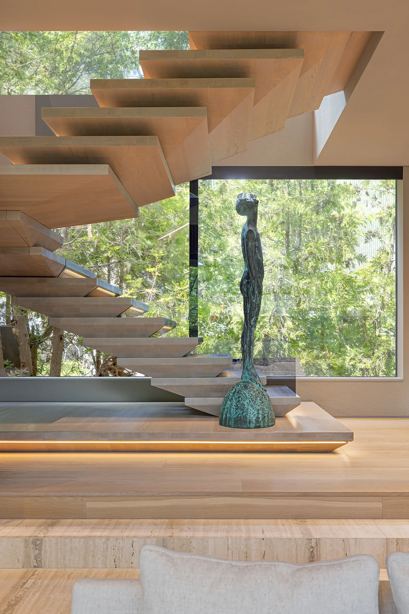 staircase sculptural wooden marretti2