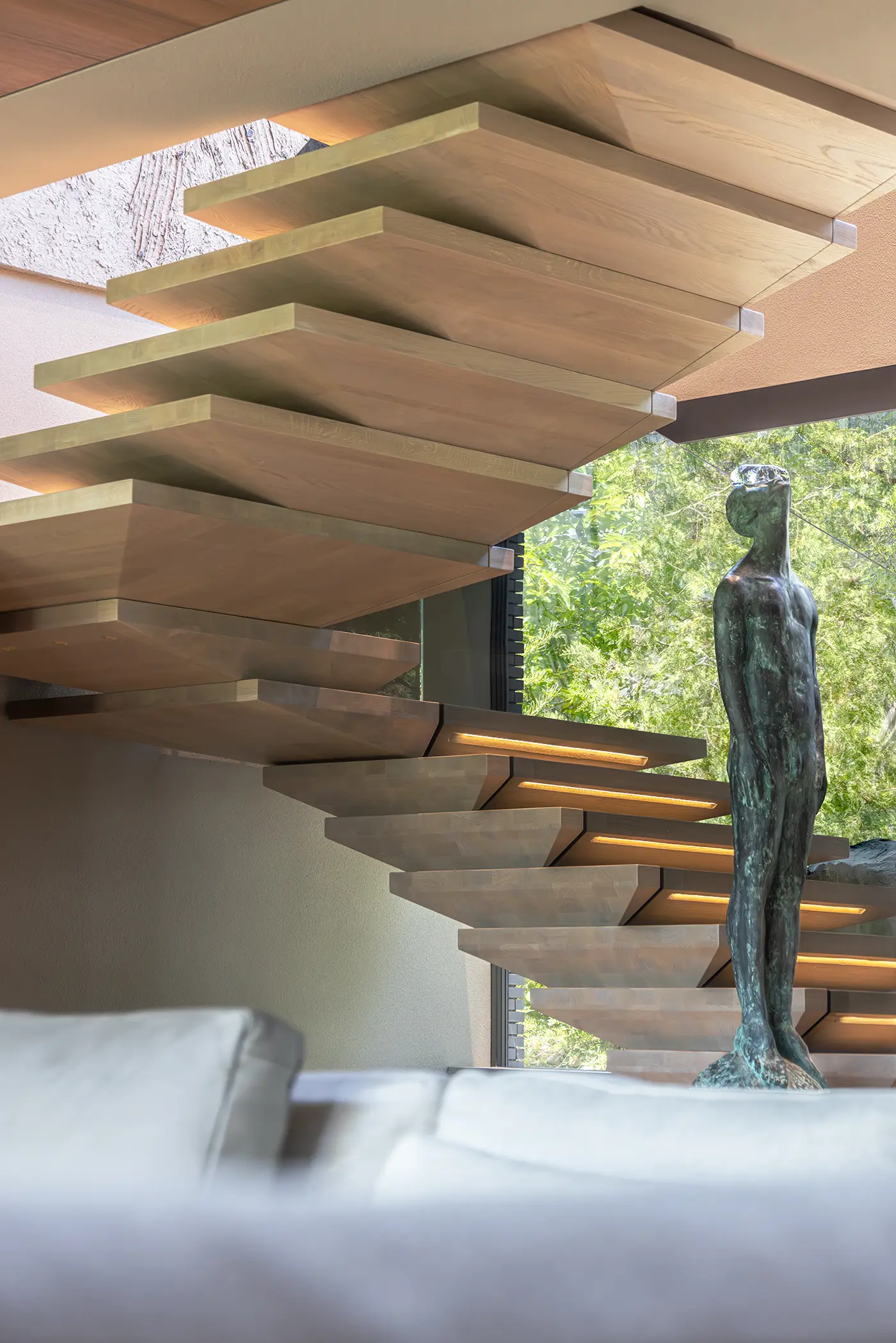 staircase sculptural wooden marretti3