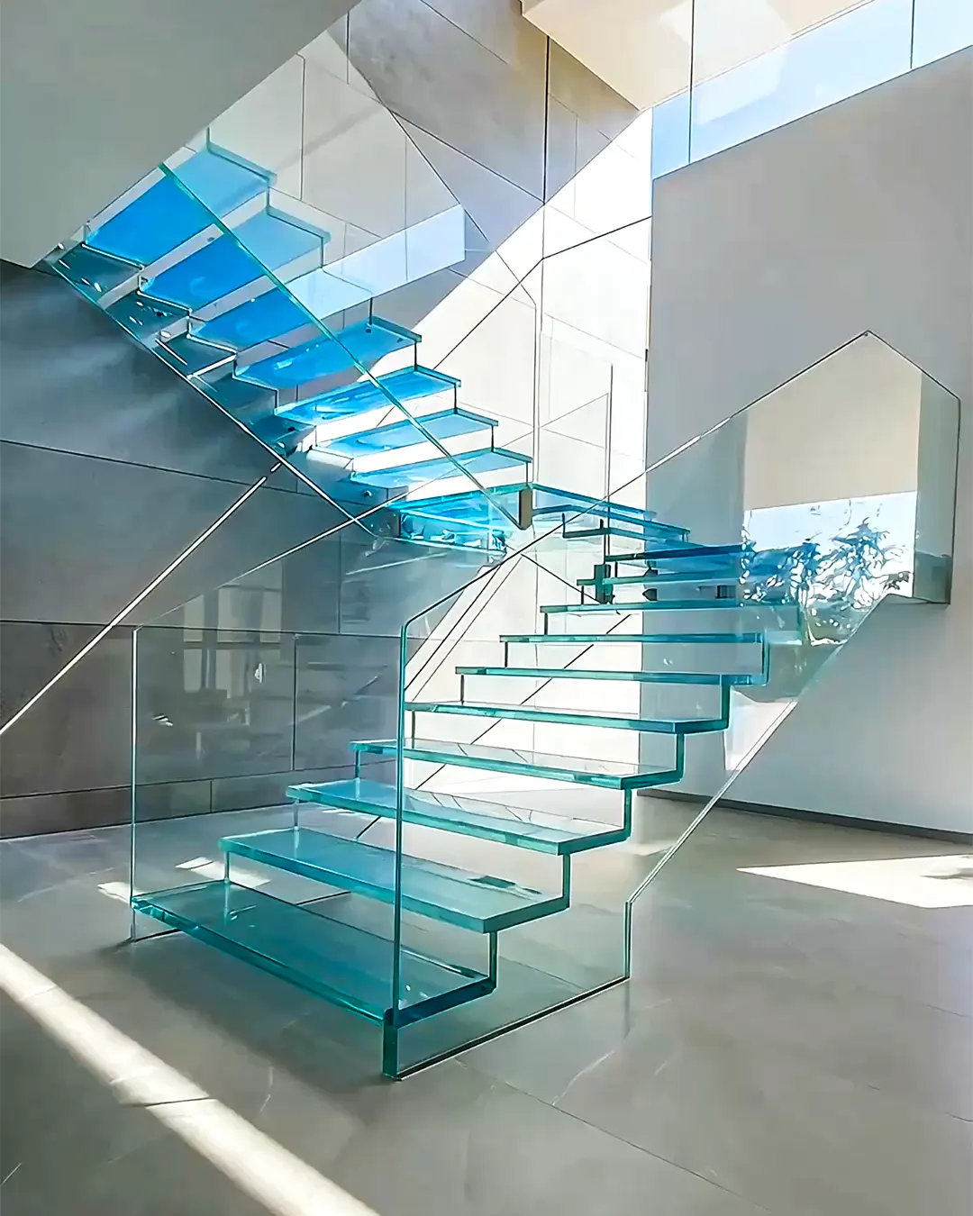 pure glass staircase marretti1